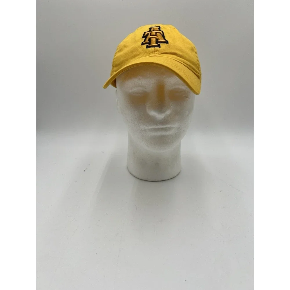 Legacy NC A&T Aggies Yellow Adjustable Strapback Hat Cap NCAA Embroidered
